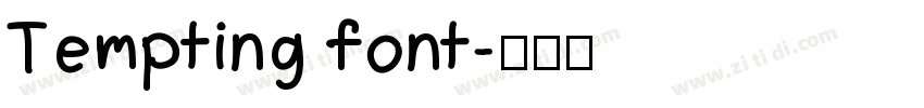 Tempting font字体转换